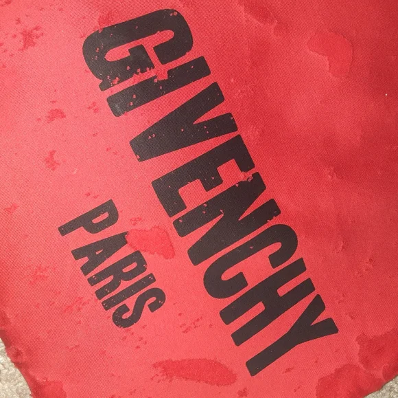 MEN'S GIVENCHY PARIS COLUMBIAN FIT DISTRESSED TSHIRT - Picture 2 of 8